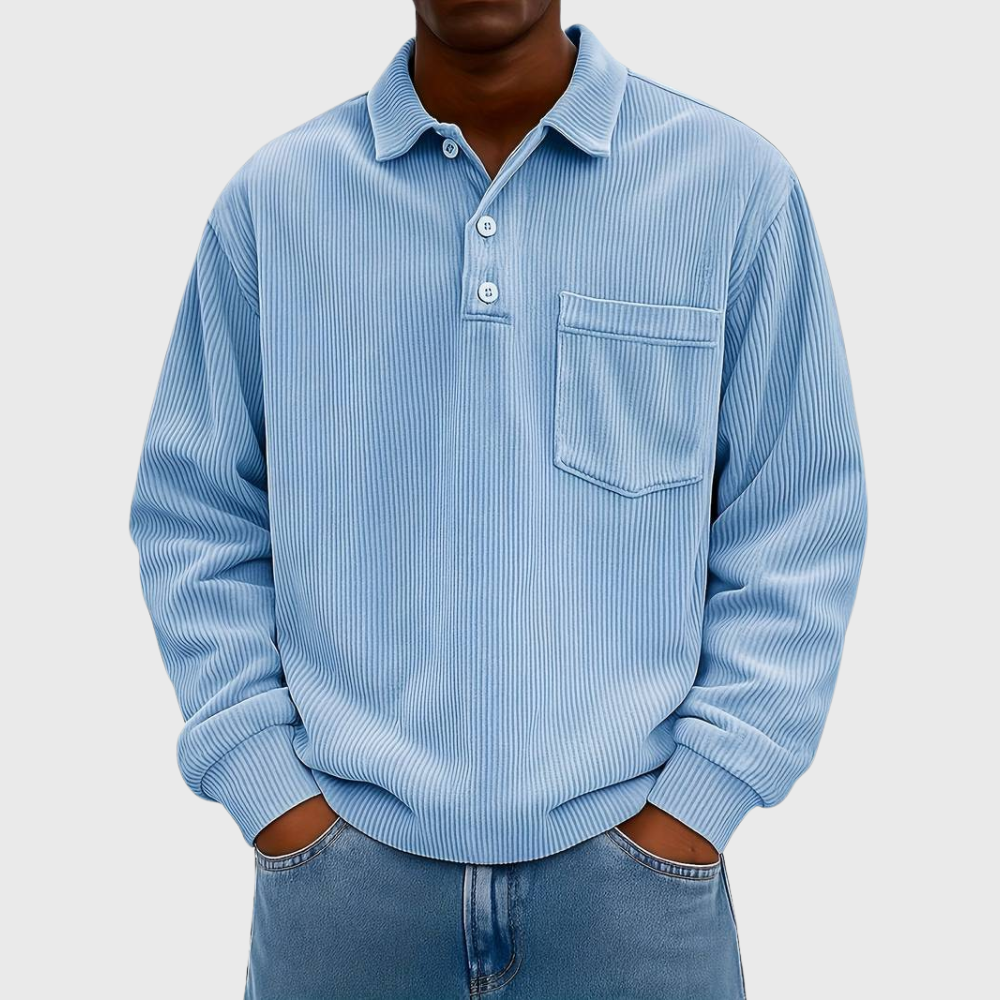 BRAIN™ | Long-Sleeve Corduroy Shirt