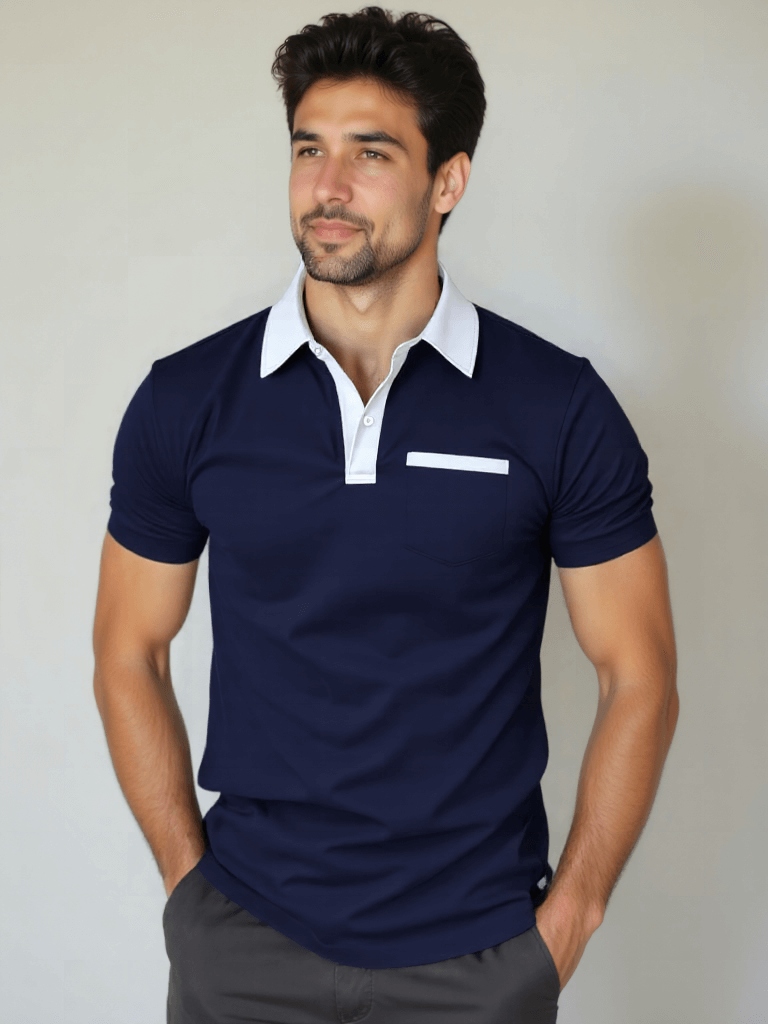BRAIN™ | Contrast Collar Polo