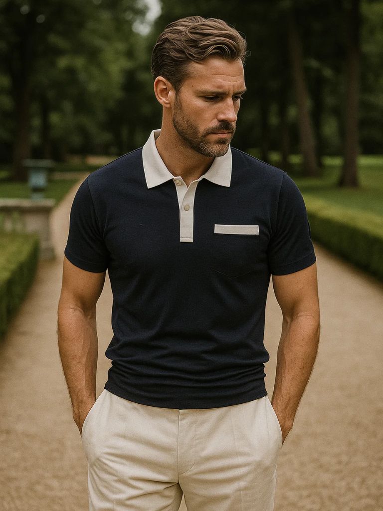 BRAIN™ | Contrast Collar Polo
