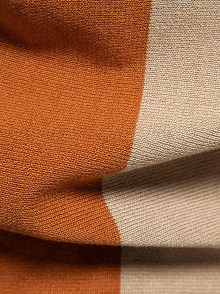 BRAIN™ | Striped Zip Polo