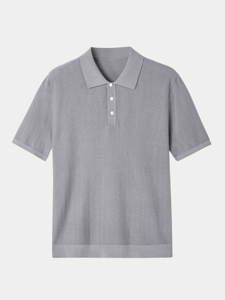 BRAIN™ | Chevron Knit Polo