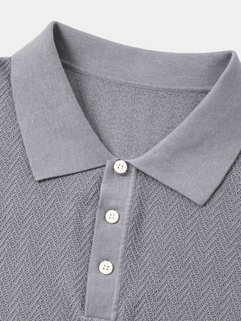 BRAIN™ | Chevron Knit Polo