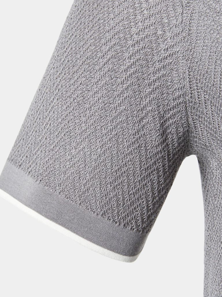 BRAIN™ | Chevron Knit Polo
