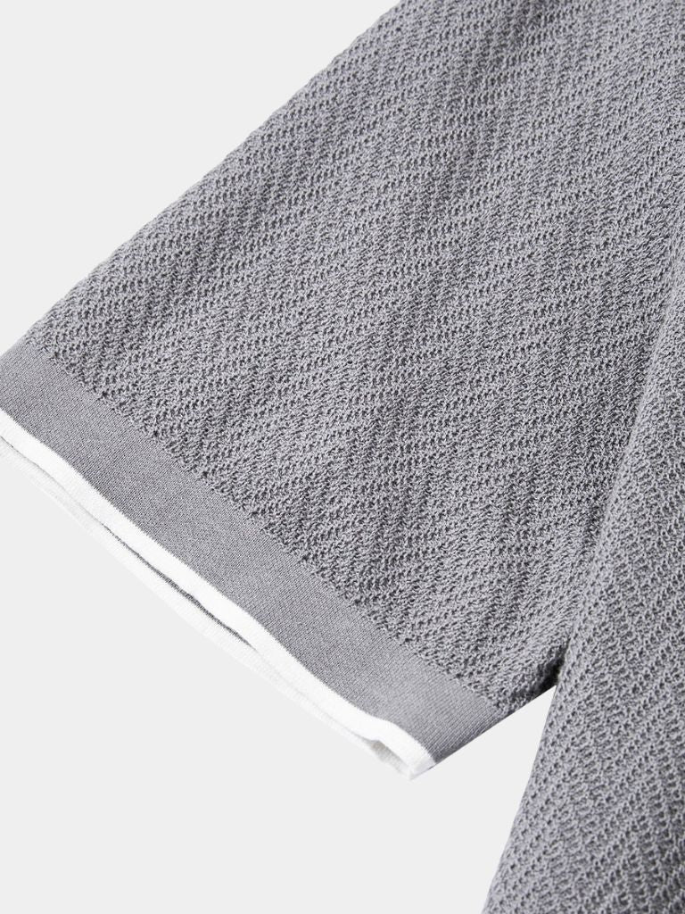 BRAIN™ | Chevron Knit Polo