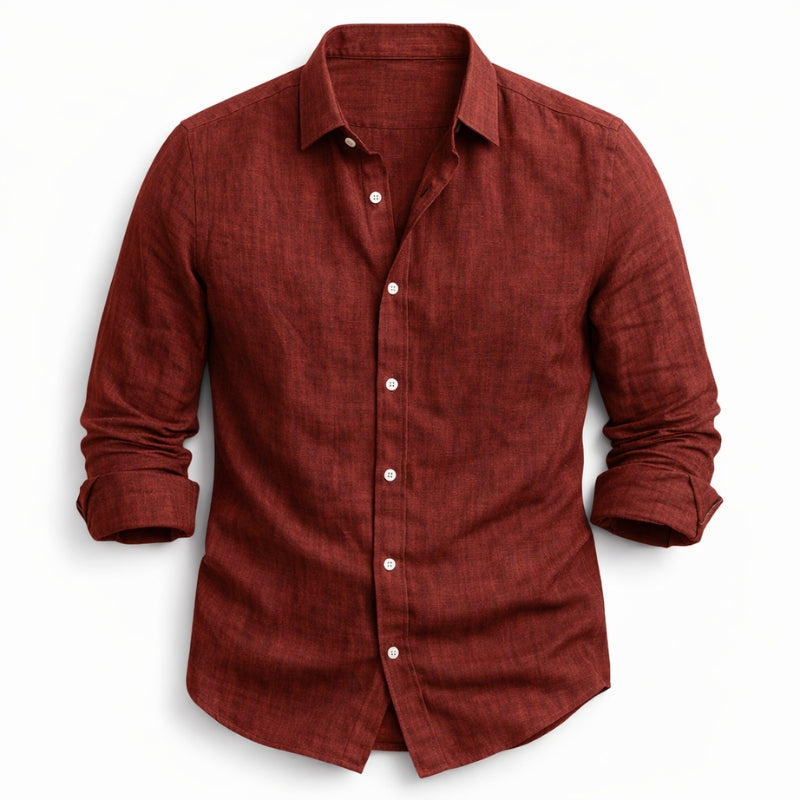BRAIN™ | Men's Cotton-Linen Longsleeve