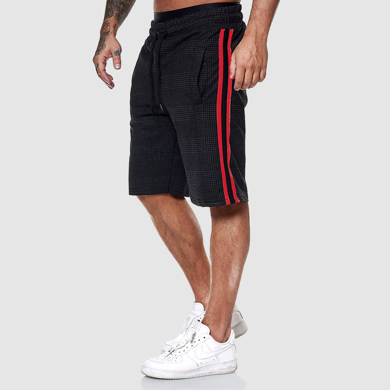 BRAIN™ | Men's Plaid Drawstring Shorts