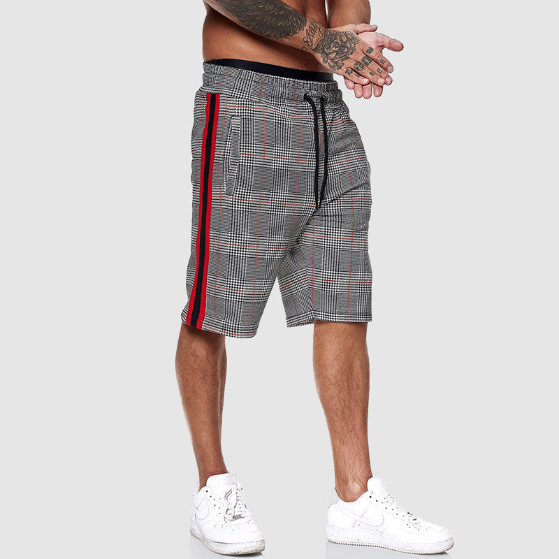 BRAIN™ | Men's Plaid Drawstring Shorts