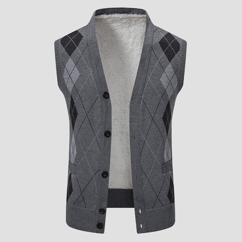 BRAIN™ | Men's Diamond-Knit Lined Vest