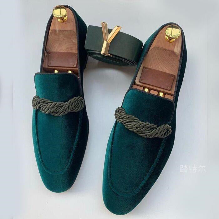 BRAIN™ | Men's Vegan Suede Slip-On Loafers