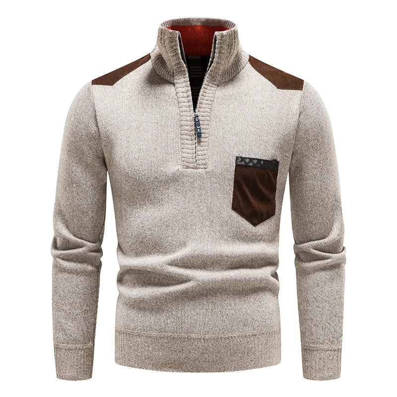 BRIAN™ | MEN'S FLEECE SWEATER WITH ZIP