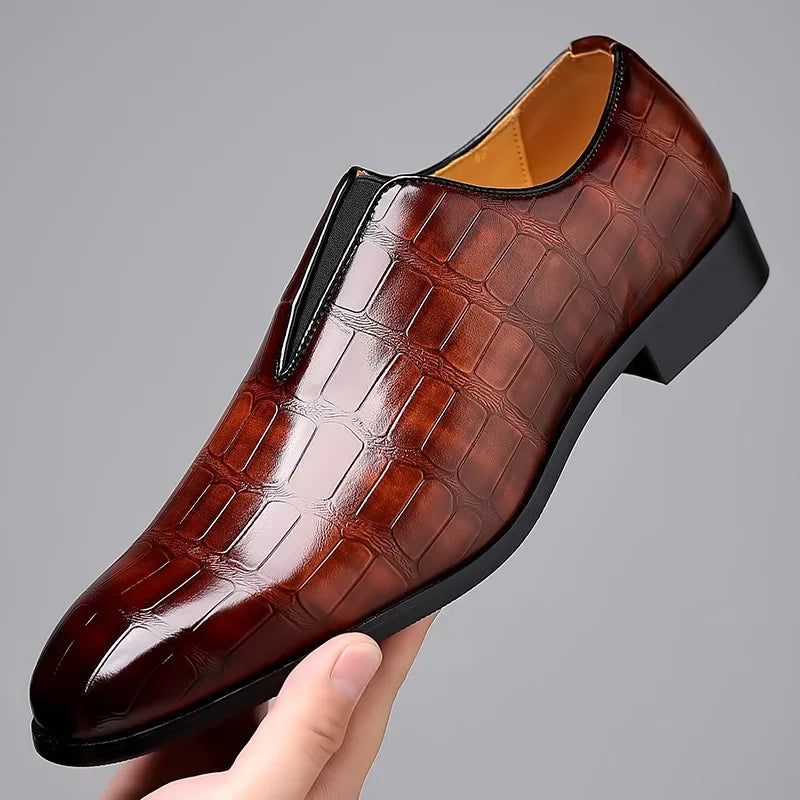 BRIAN™ | Men's Patterned Dress Shoes