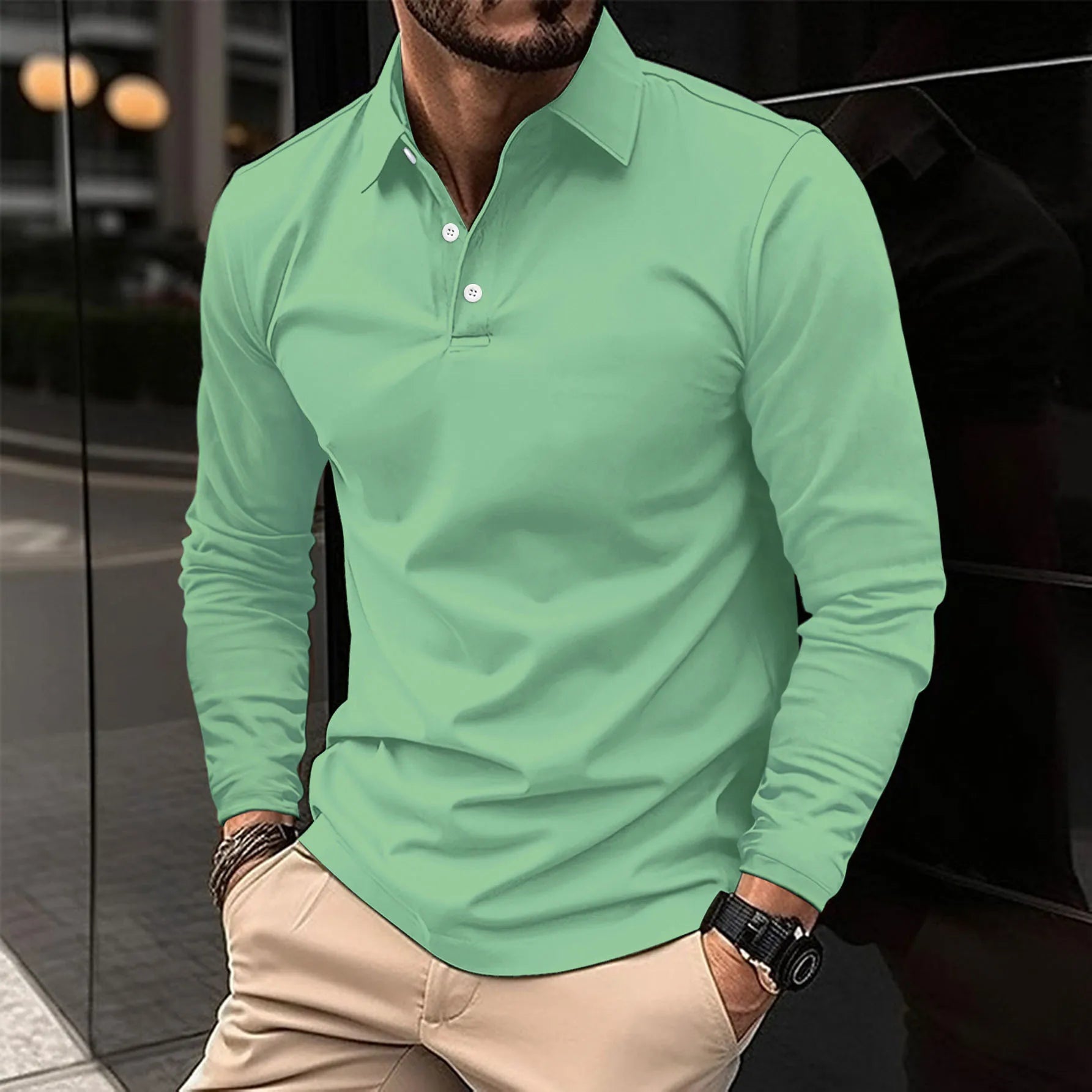 BRAIN™ | Collared Long-Sleeve