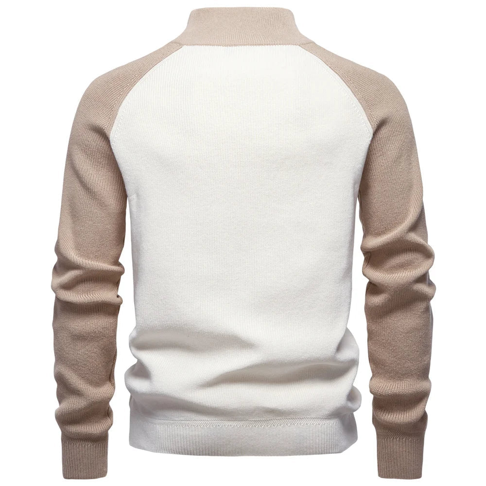 BRAIN™ | QUARTER ZIP SWEATER FOR MEN
