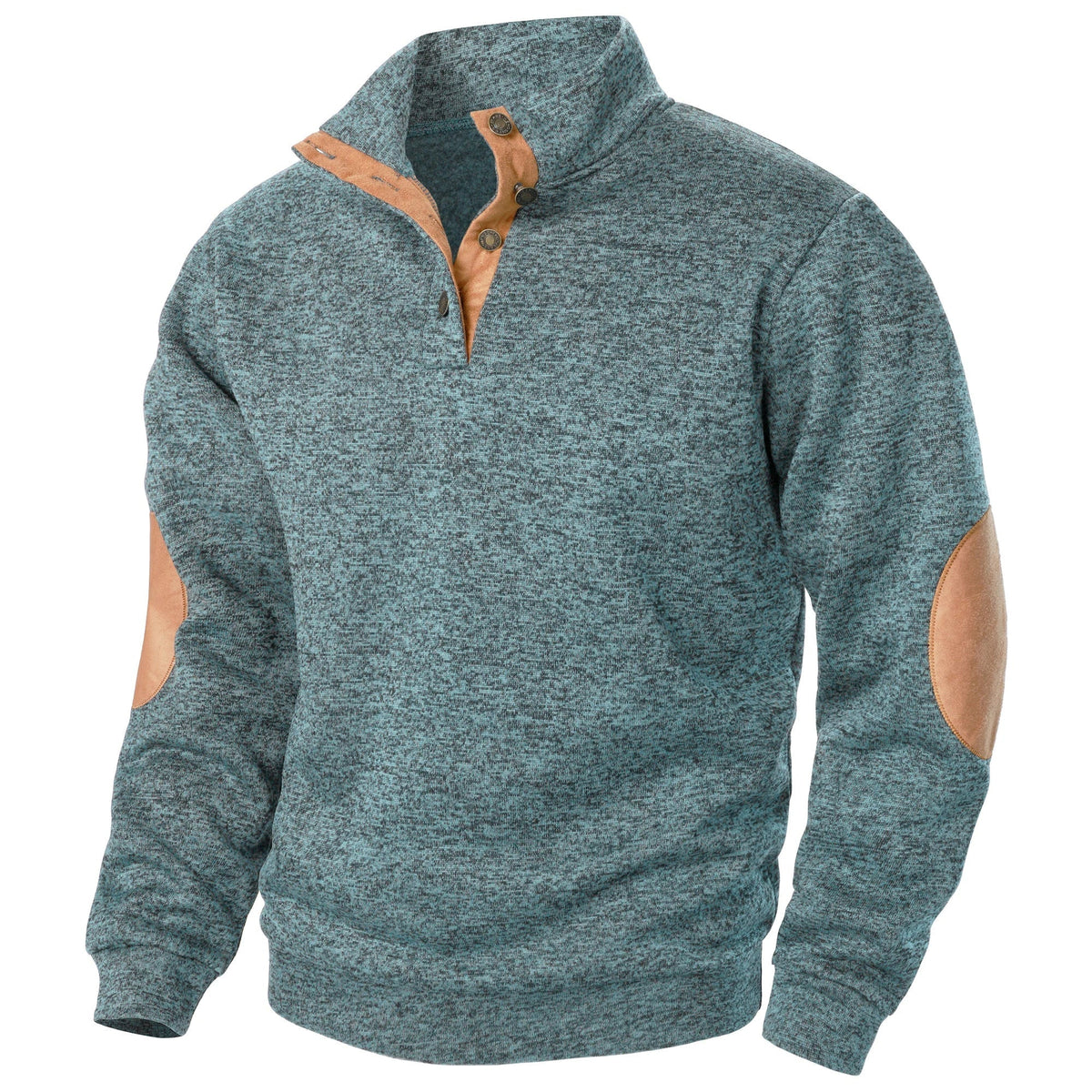 BRIAN™ | Mens Button-Neck High-Collar