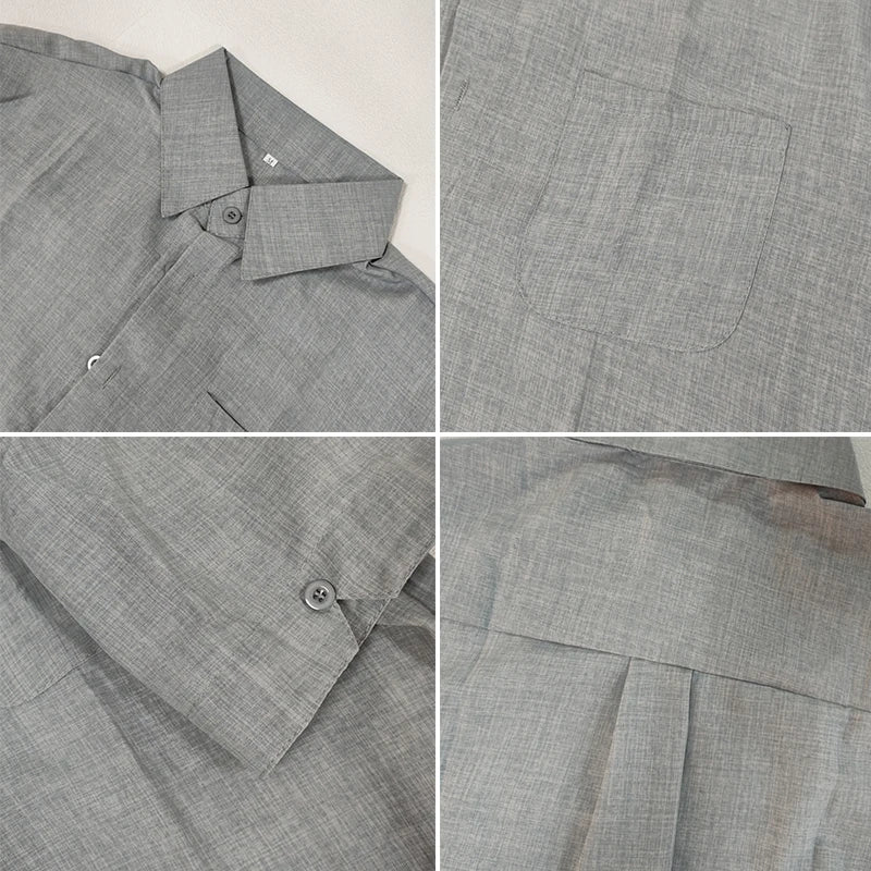 BRAIN™ | Men's Short-Sleeve Linen Shirt