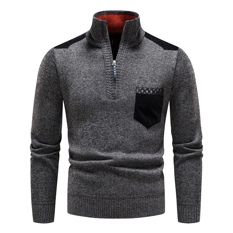BRIAN™ | MEN'S FLEECE SWEATER WITH ZIP