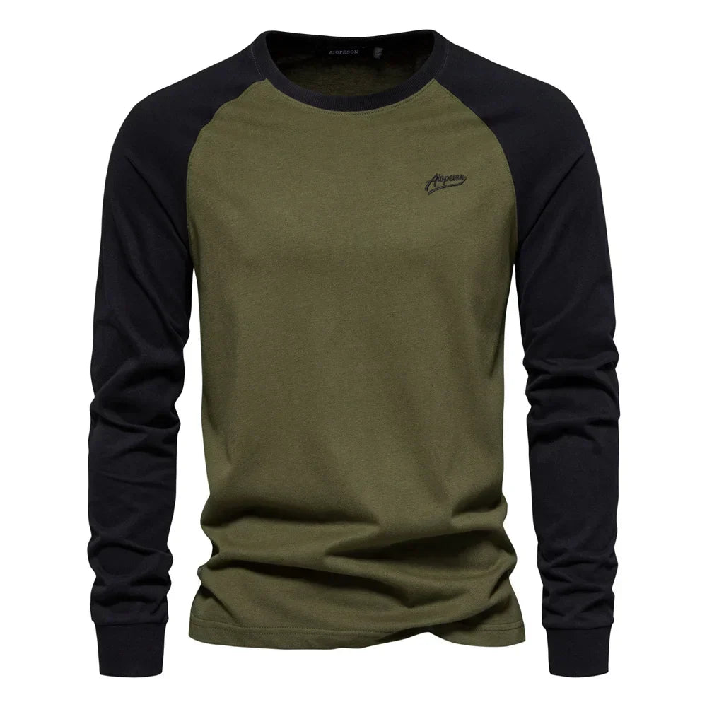 BRIAN™ | Men's Raglan Long-Sleeve T-Shirt