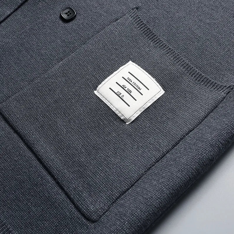 BRIAN™ | Four-Bar Knit Blazer