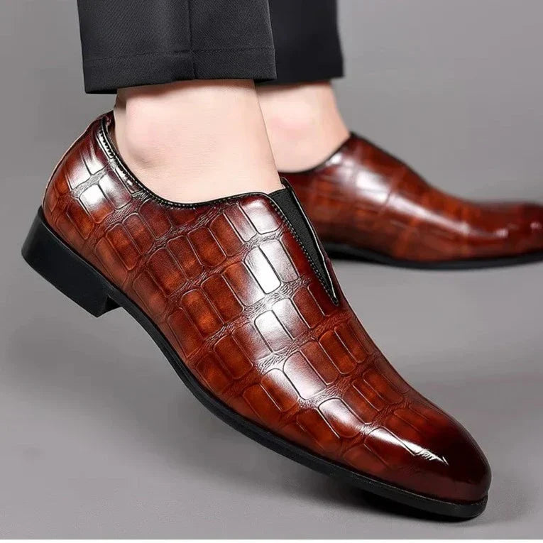 BRIAN™ | Men's Patterned Dress Shoes