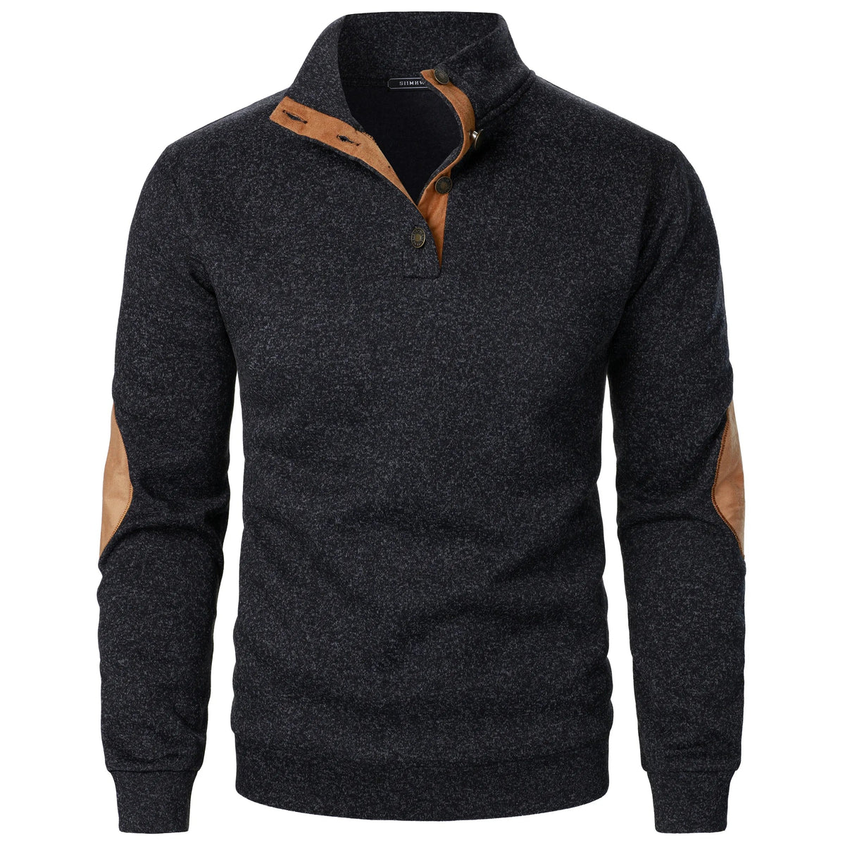 BRIAN™ | Mens Button-Neck High-Collar