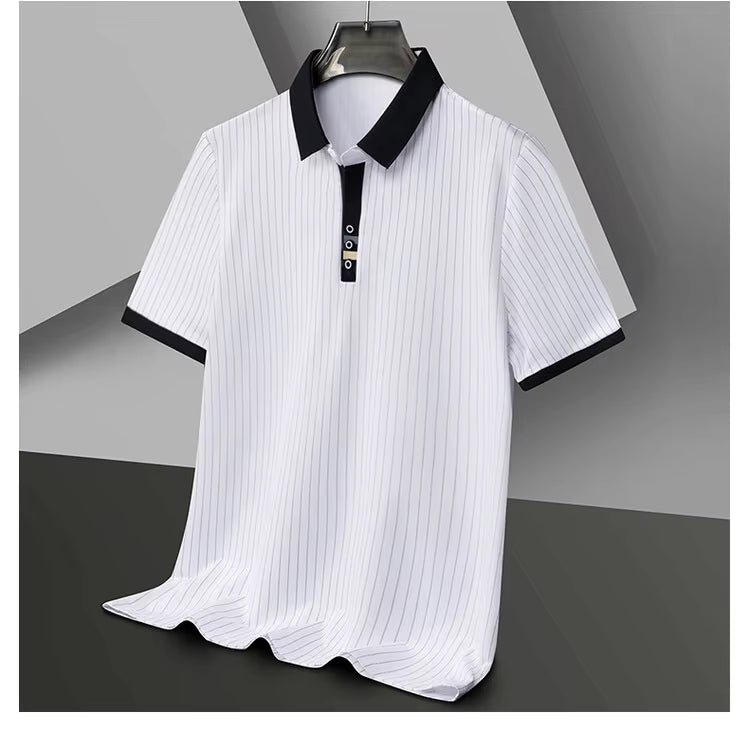 BRAIN™ | REFINED STRIPED POLO