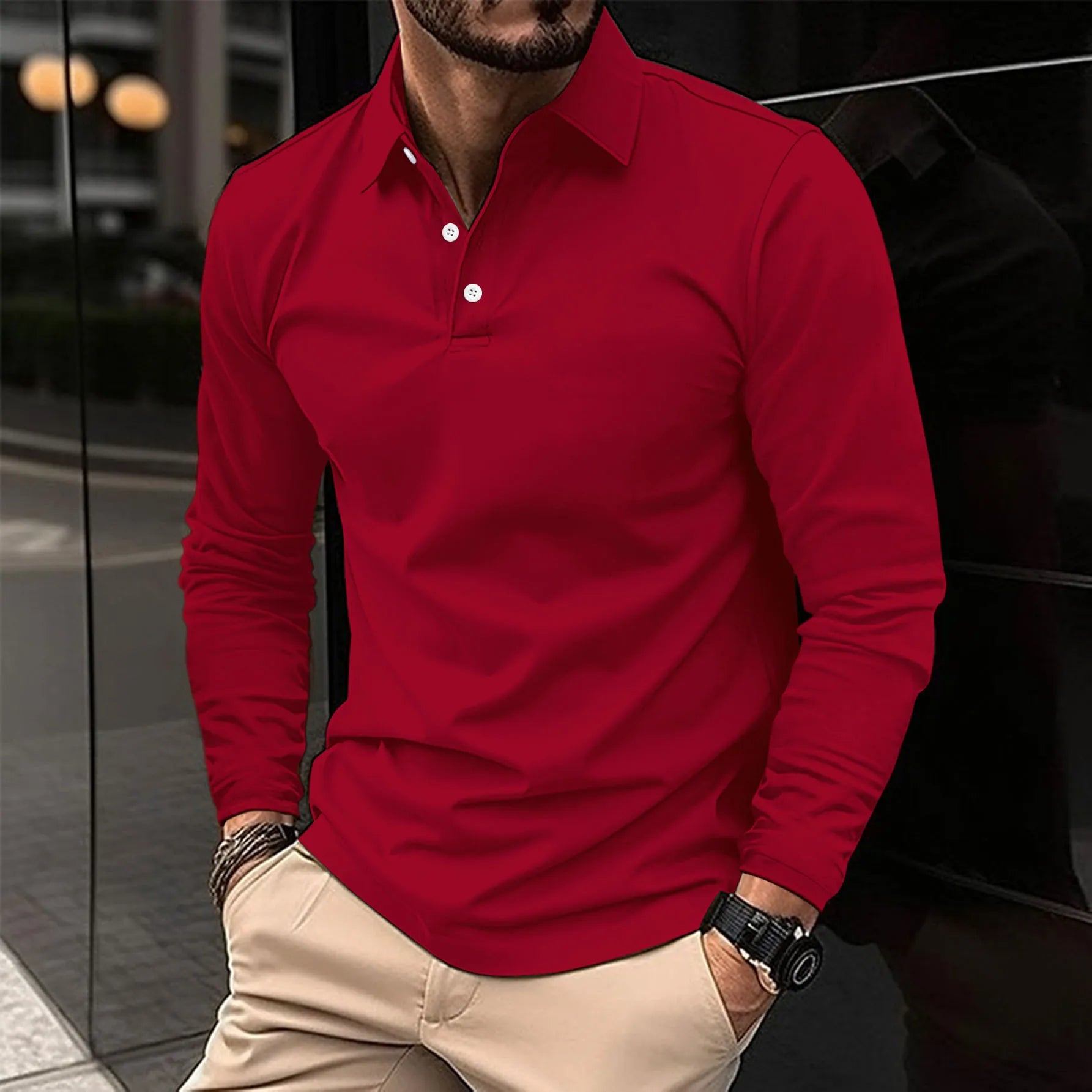 BRAIN™ | Collared Long-Sleeve