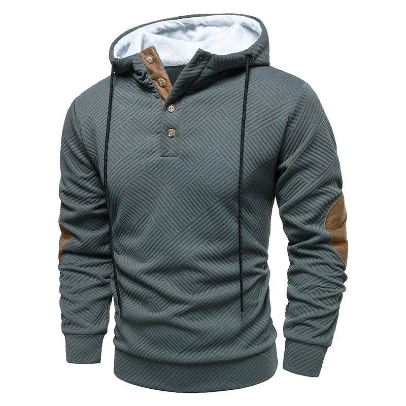 BRAIN™ | HALF-BUTTON SWEATER