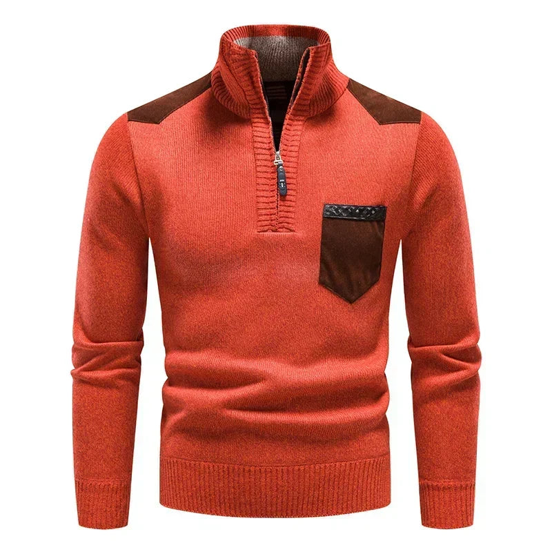 BRIAN™ | MEN'S FLEECE SWEATER WITH ZIP