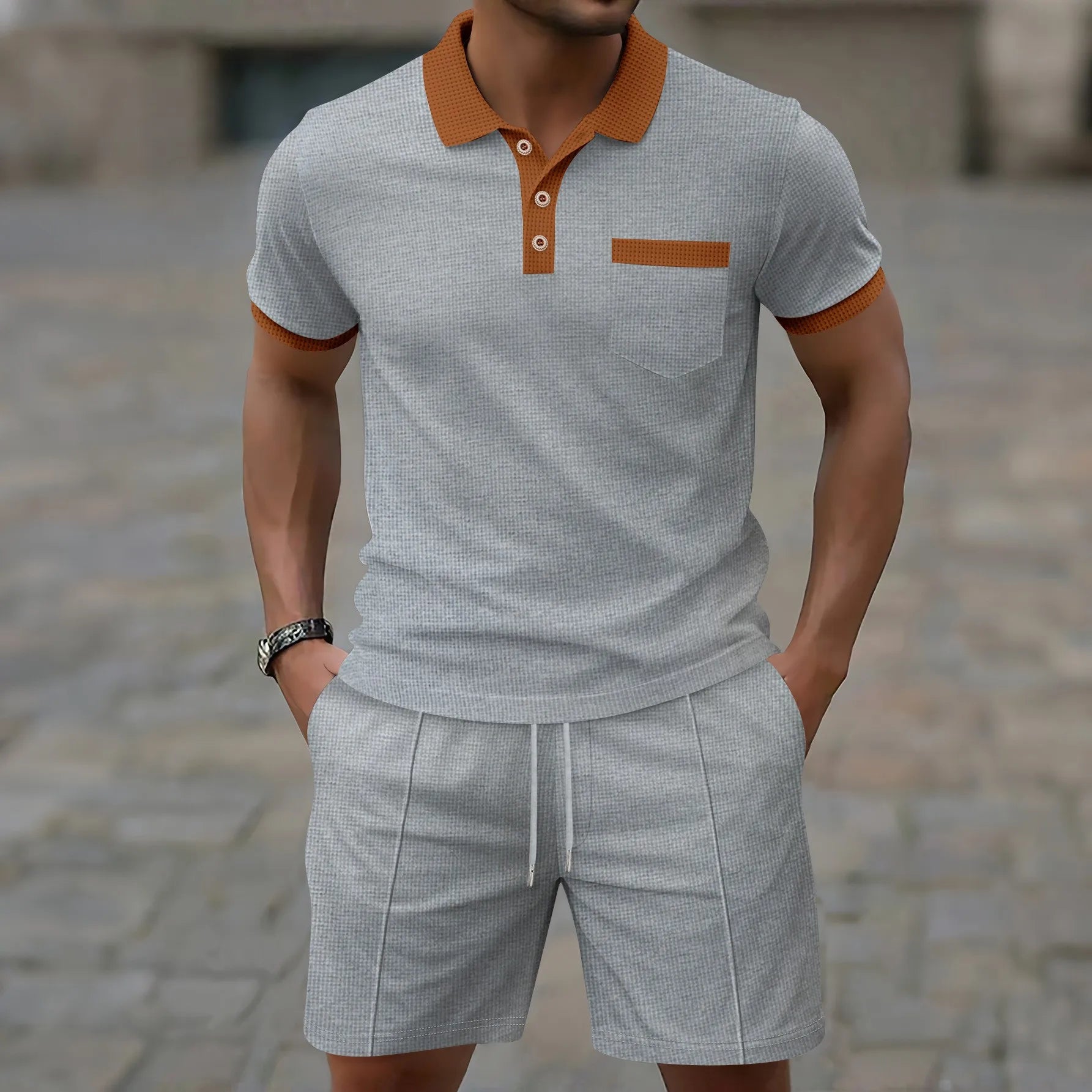 BRAIN™ | Men's Coordinated Polo Set