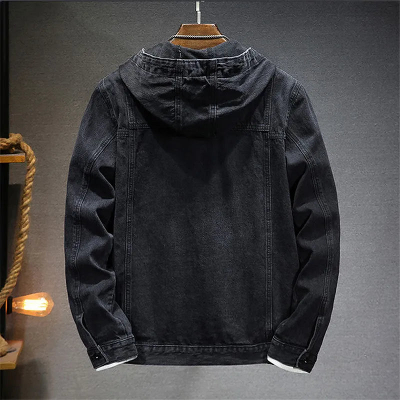 BRIAN™ | Retro Denim Hoodie