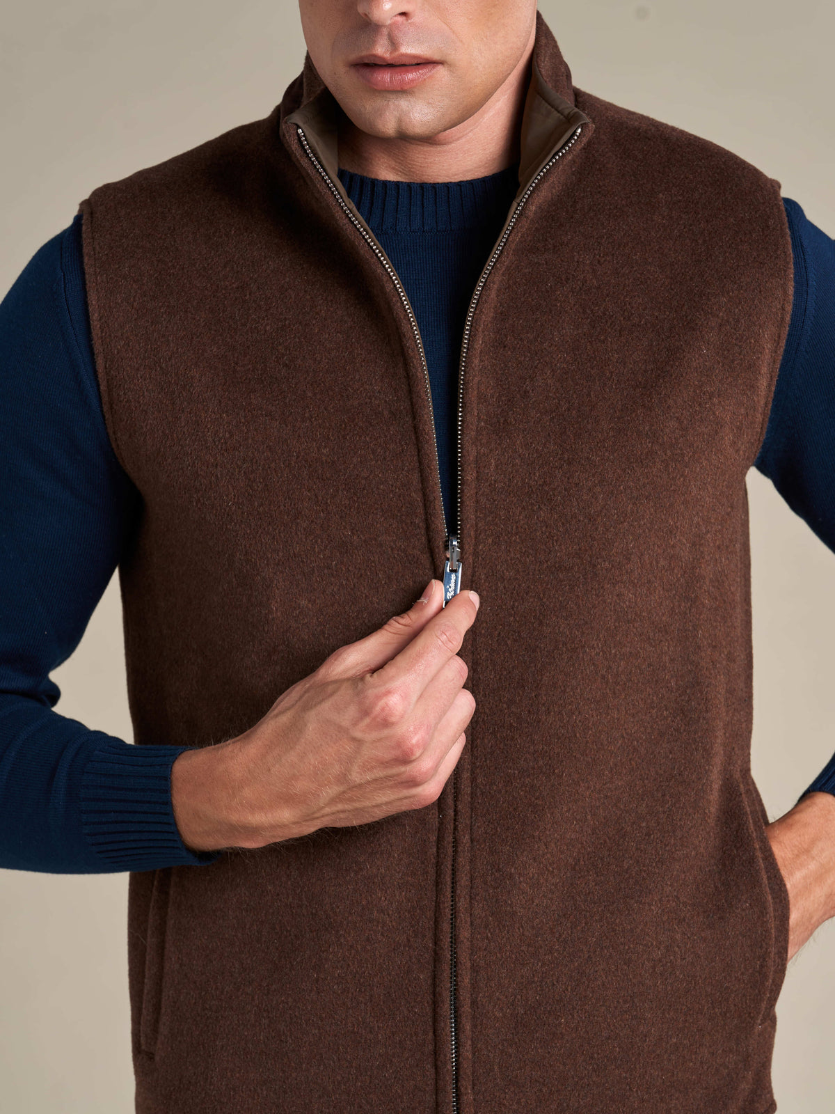 BRIAN™ | Reversible Wool Vest