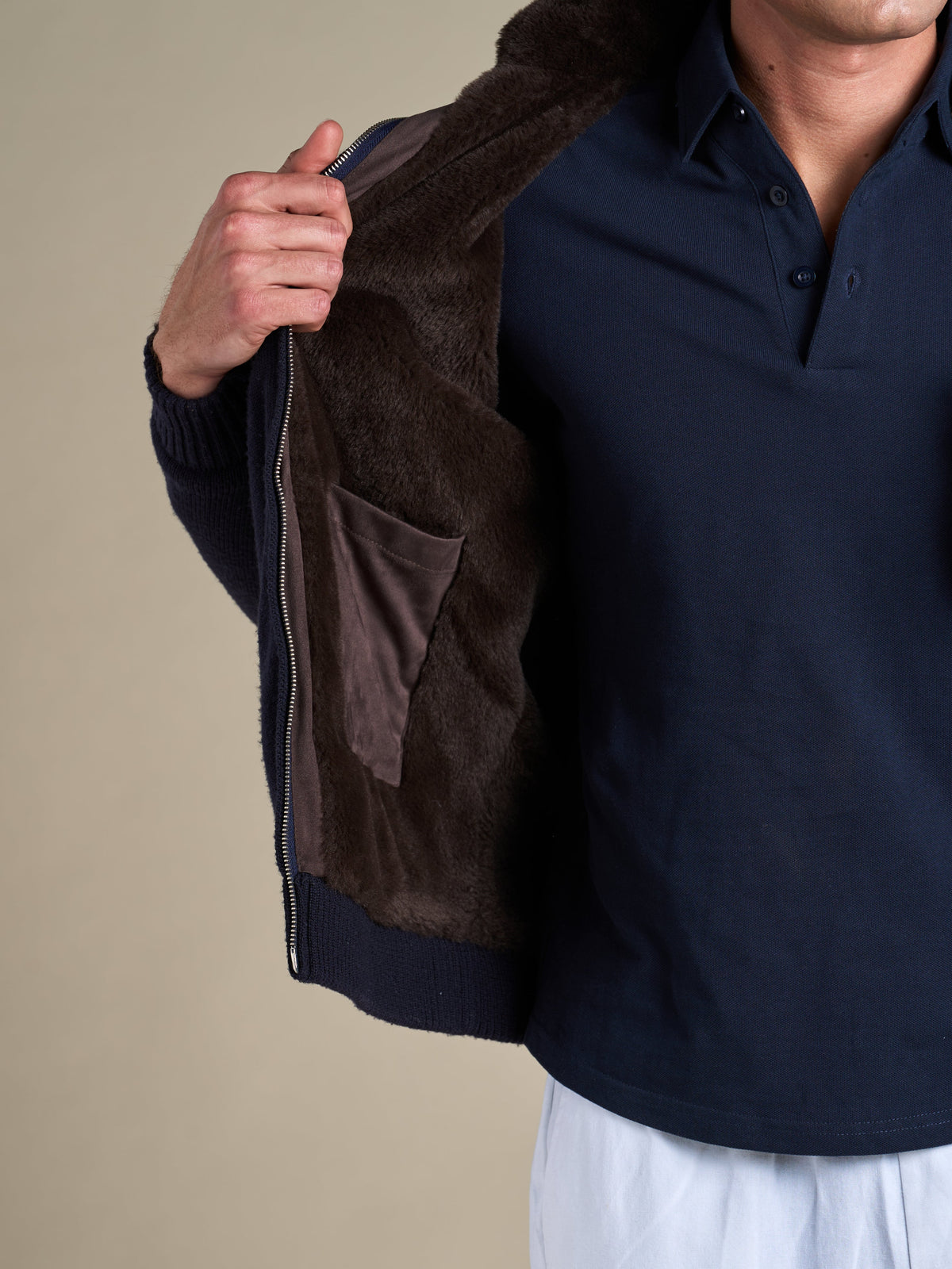 BRIAN™ | Full Fur Lined Cardigan