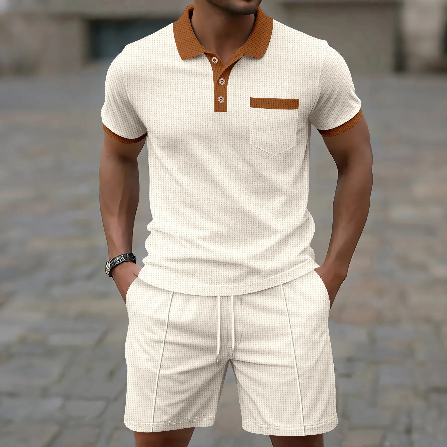 BRAIN™ | Men's Coordinated Polo Set