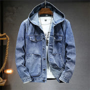 BRIAN™ | Retro Denim Hoodie
