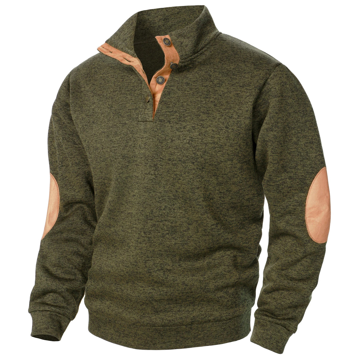 BRIAN™ | Mens Button-Neck High-Collar