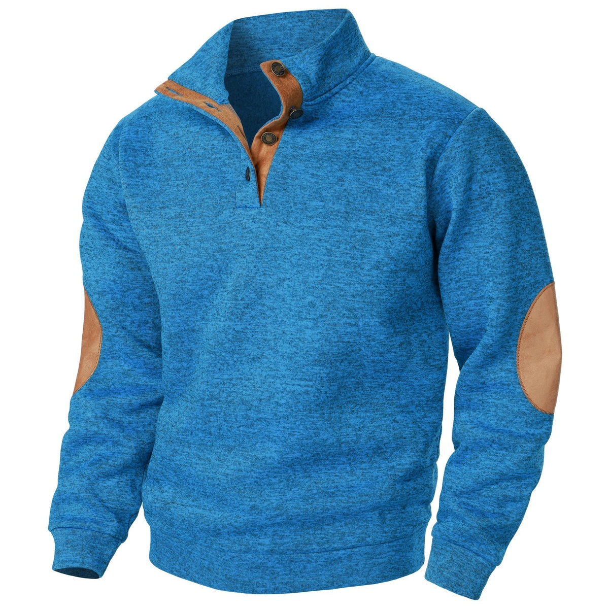 BRIAN™ | Mens Button-Neck High-Collar