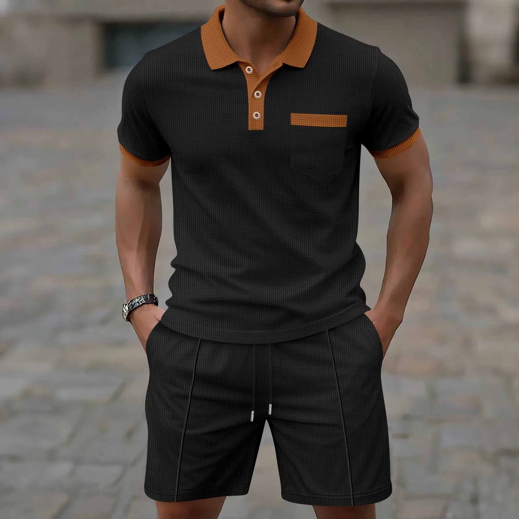 BRAIN™ | Men's Coordinated Polo Set