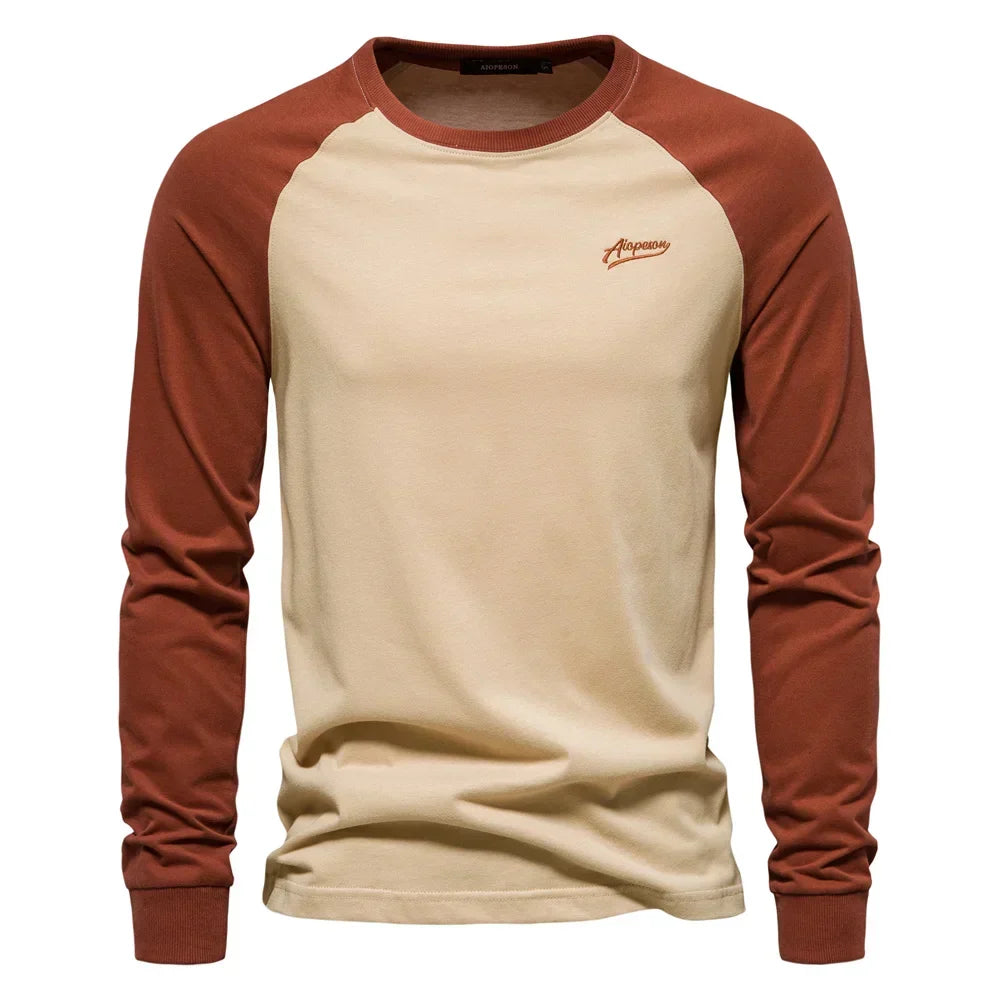 BRIAN™ | Men's Raglan Long-Sleeve T-Shirt