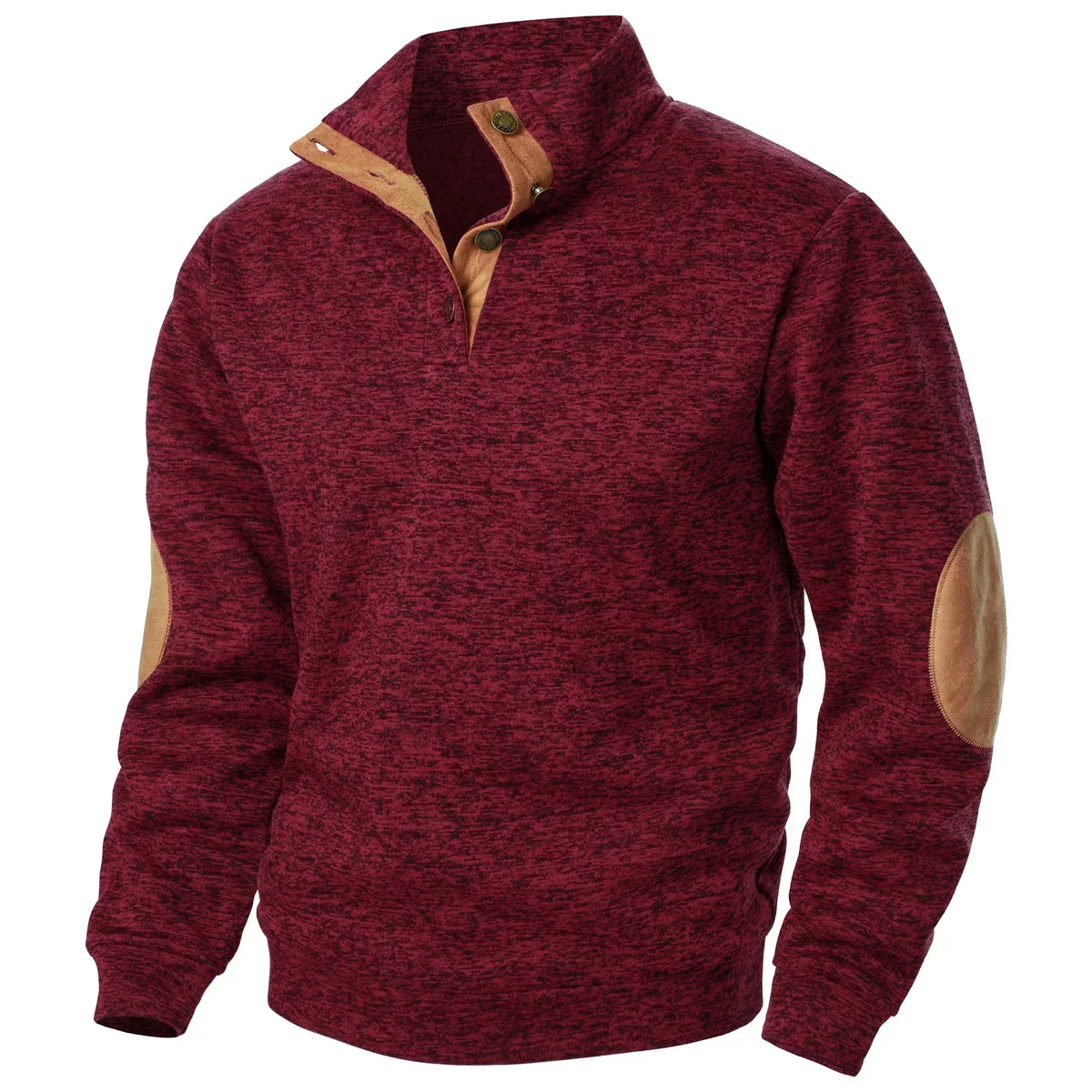 BRIAN™ | Mens Button-Neck High-Collar