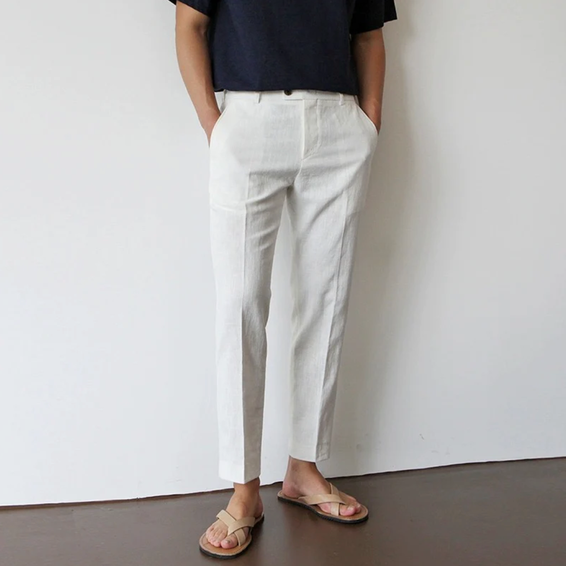 BRIAN™ | Men's Comfort Linen Trousers