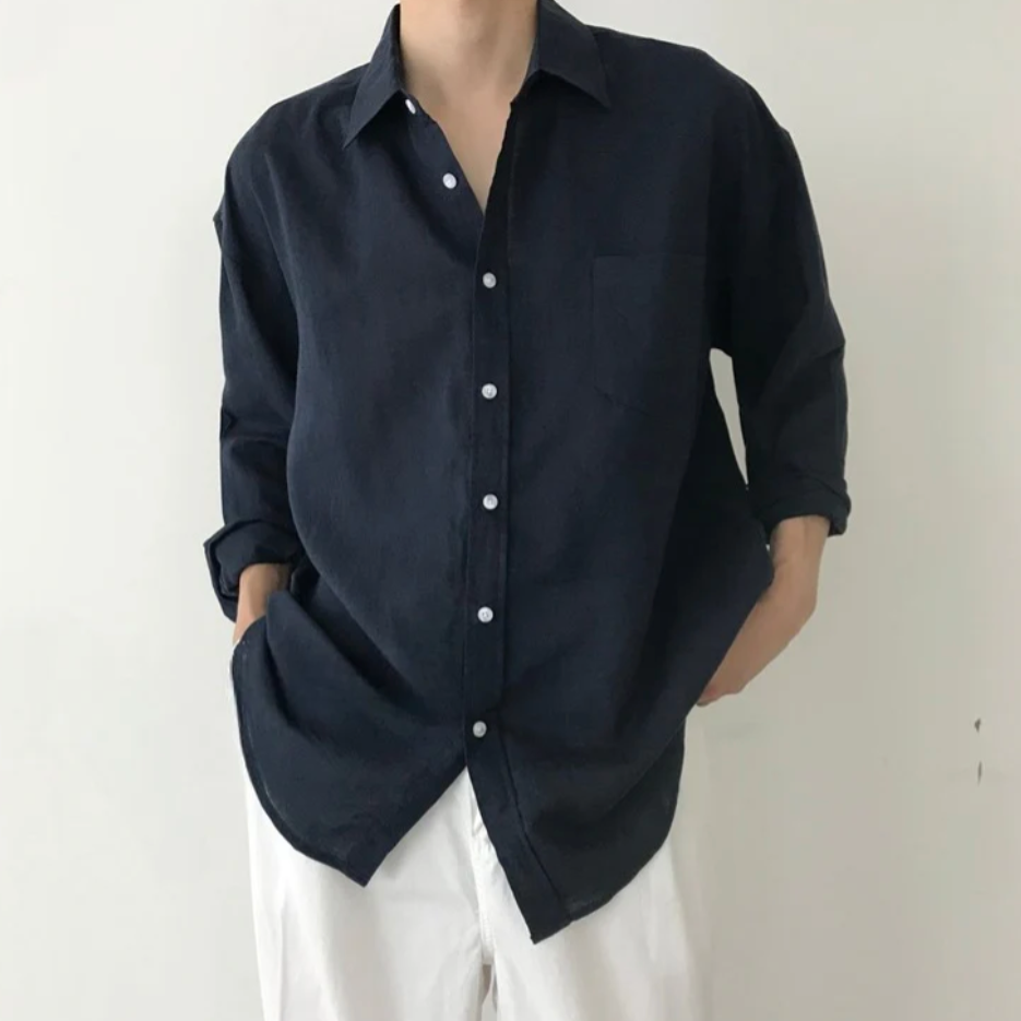 BRAIN™ | Men's Spargi Linen Pocket Shirt