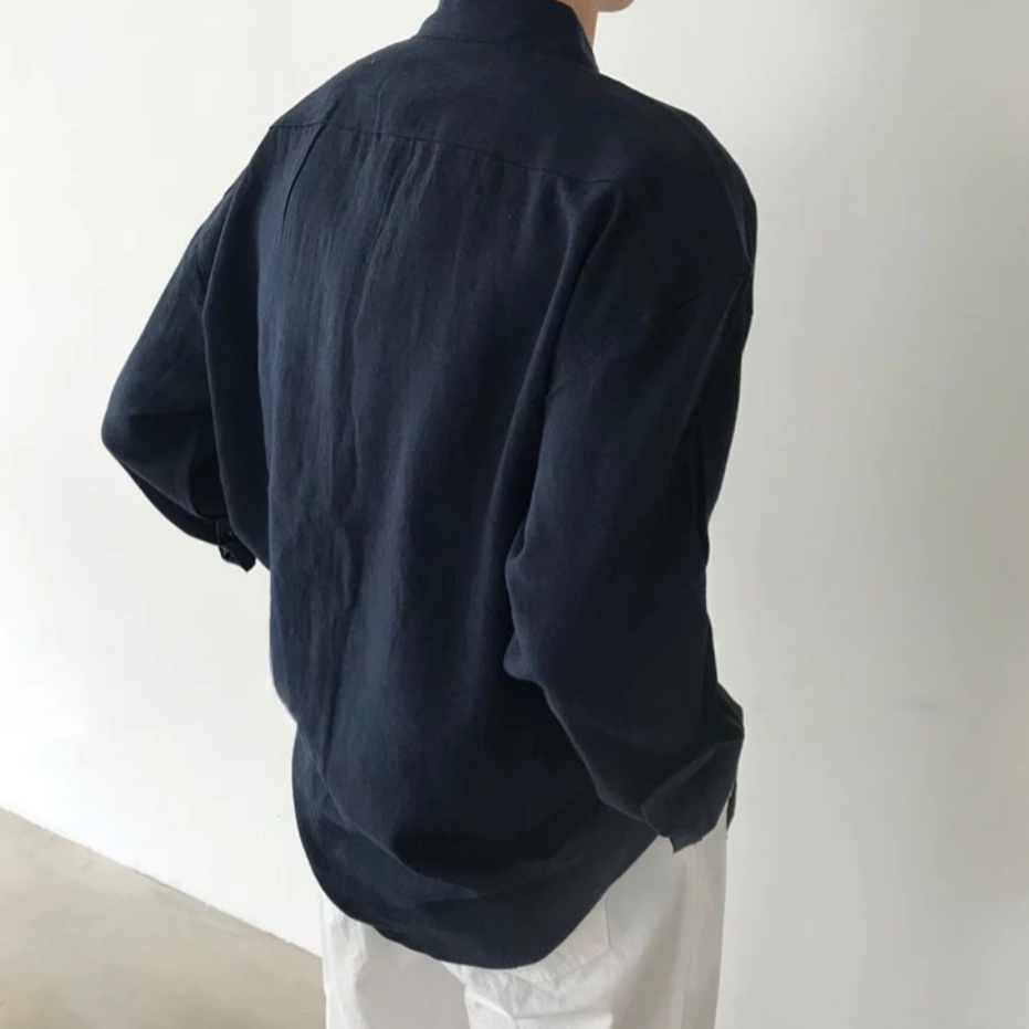 BRAIN™ | Men's Spargi Linen Pocket Shirt