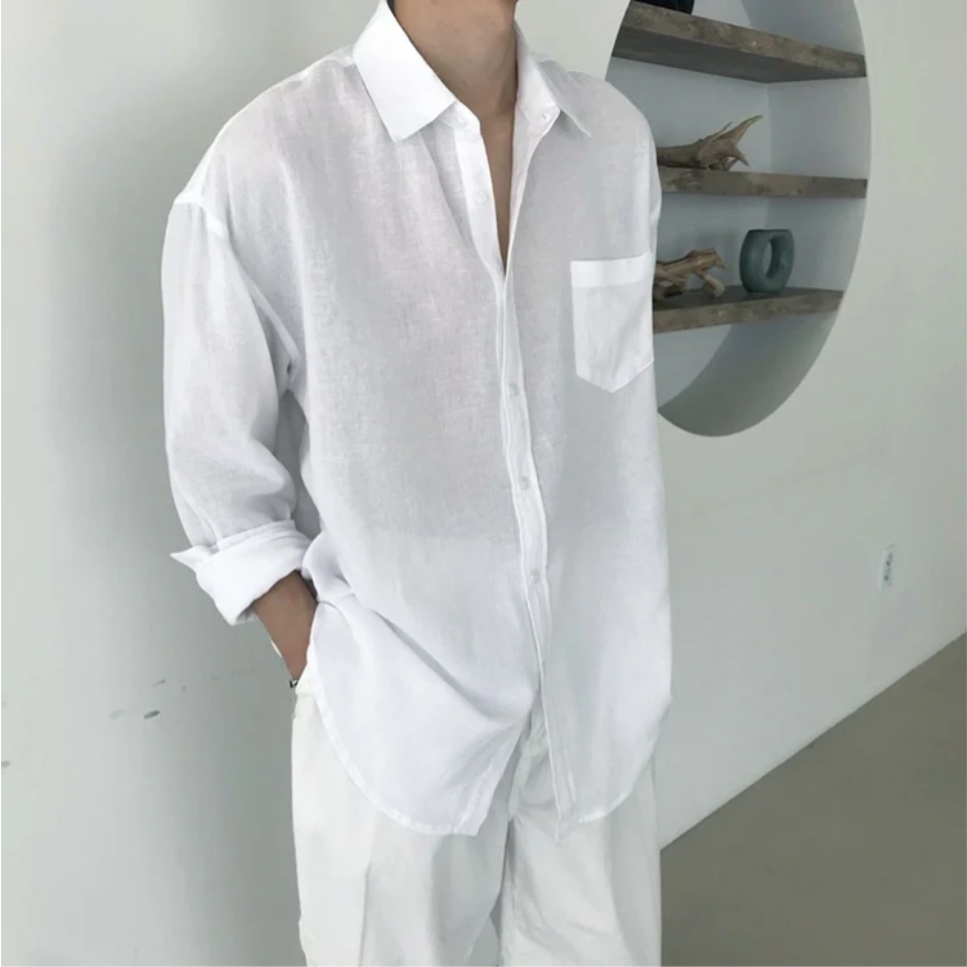 BRAIN™ | Men's Spargi Linen Pocket Shirt