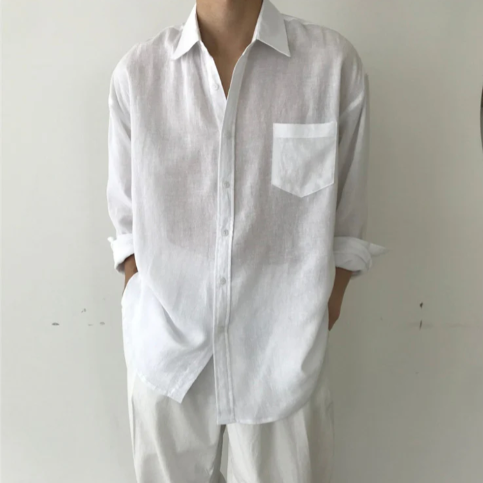 BRAIN™ | Men's Spargi Linen Pocket Shirt