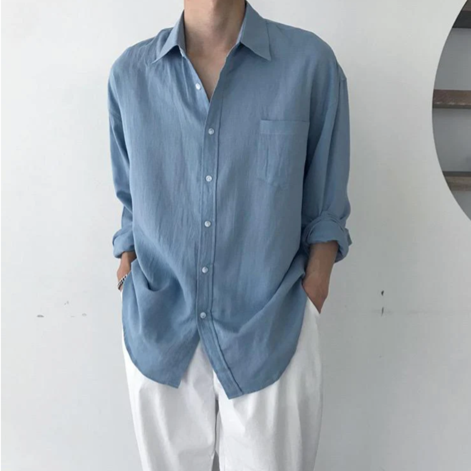 BRAIN™ | Men's Spargi Linen Pocket Shirt