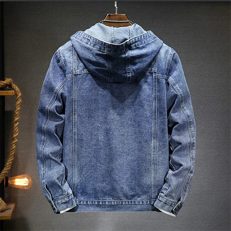 BRIAN™ | Retro Denim Hoodie