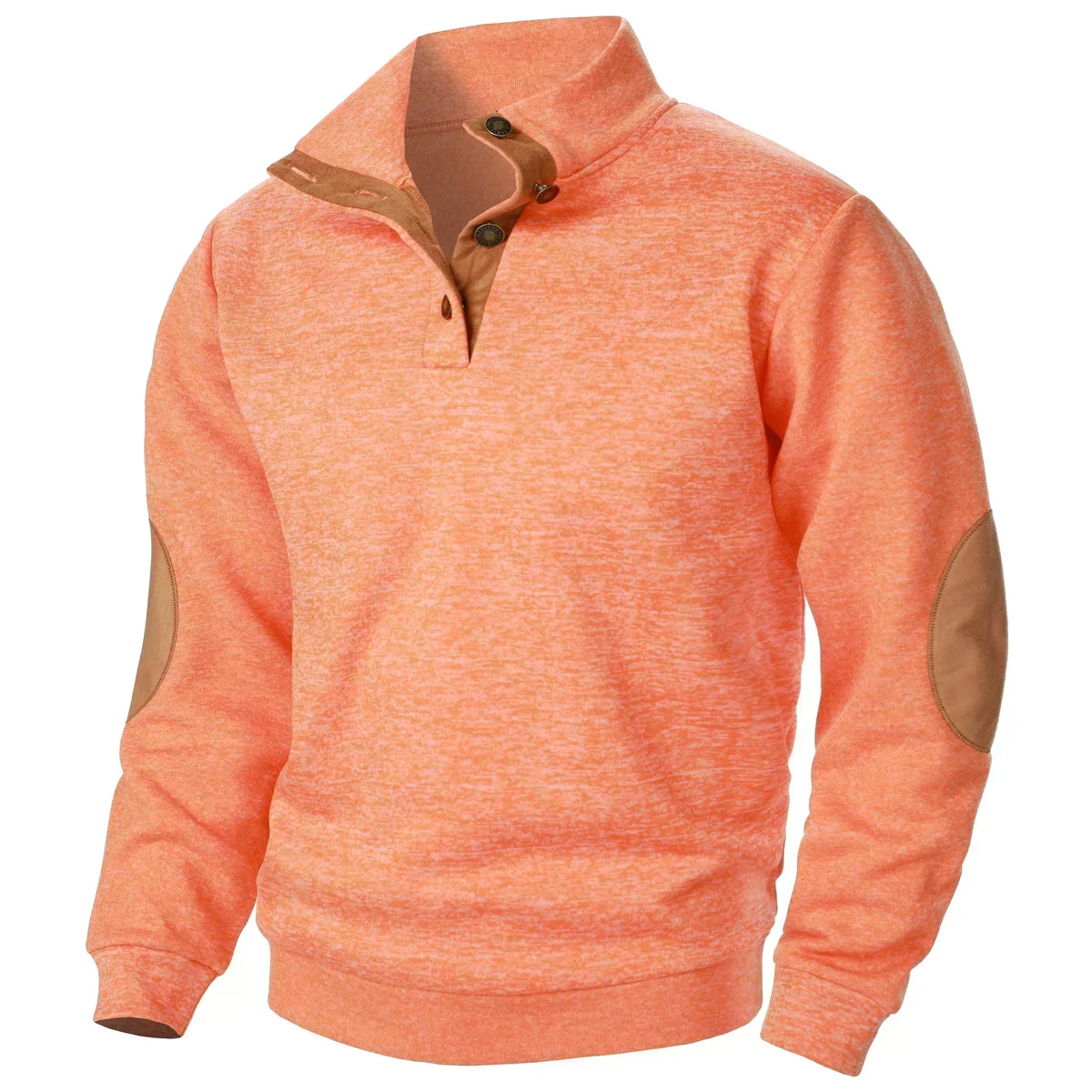 BRIAN™ | Mens Button-Neck High-Collar