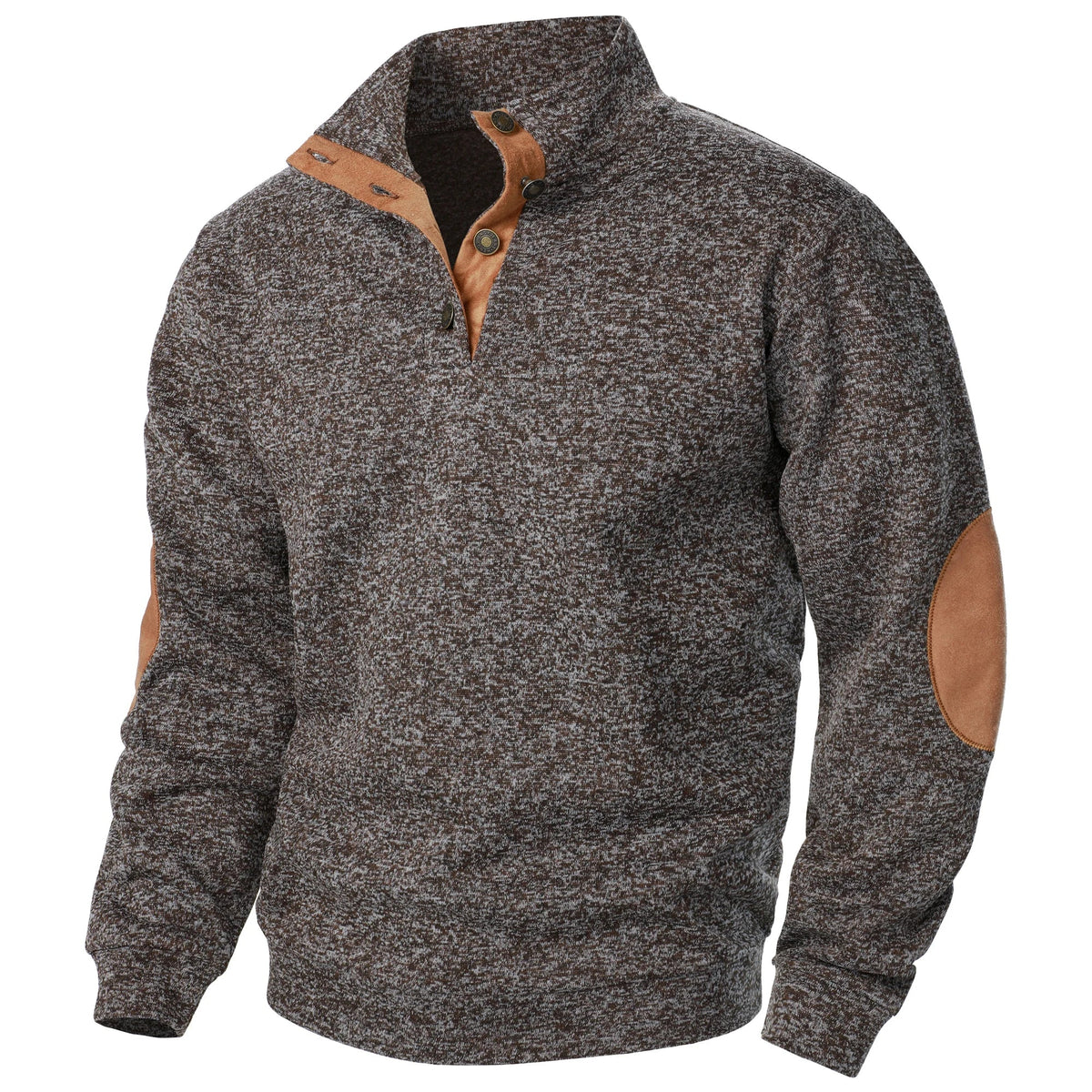 BRIAN™ | Mens Button-Neck High-Collar