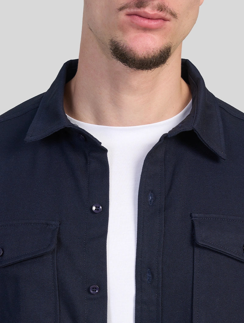 BRIAN™ | Simon Overshirt - Navy Blue