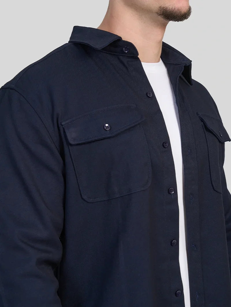BRIAN™ | Simon Overshirt - Navy Blue